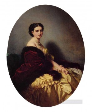Franz Xaver Winterhalter Painting - Madame Sofya Petrovna Naryschkina royalty portrait Franz Xaver Winterhalter